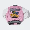 Unisex First Row State League Varsity Pink Jackets