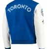 Varsity Toronto Blue Jays White and Royal Blue Jackets