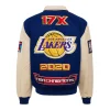 2020 Championship Wool & Leather Royal Blue Jackets