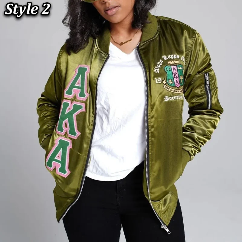 Alpha Kappa Alpha Chapter 24 Bomber Jacket