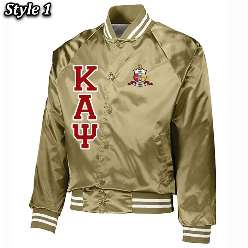 Alpha Kappa Alpha Chapter 24 Golden Satin Jacket