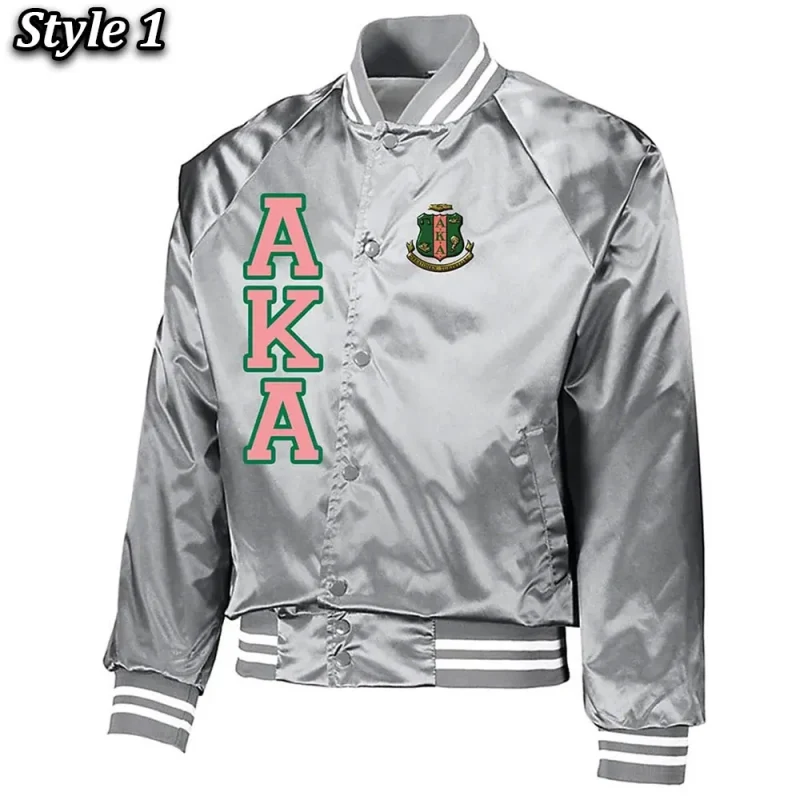 Alpha Kappa Alpha Chapter 24 Stylish Satin Jacket