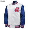 Atlanta Braves Starter Satin White Jacket