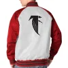 Atlanta Falcons Throwback Red and Satin Jacket