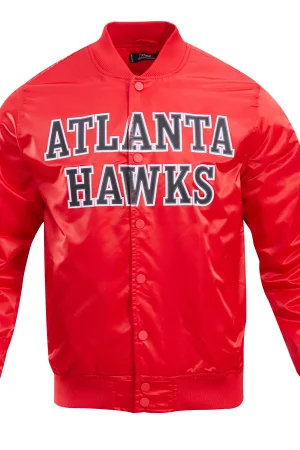 Atlanta Hawks Big Logo Satin Jacket