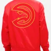 Atlanta Hawks Home Town Satin Red Jackets