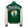 Boston Celtics Wool & Leather Varsity Jackets