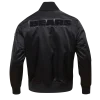 Chicago Bears Triple Black Satin Jackets