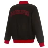 Chicago Blackhawks Commemorative Black Wool Jacket