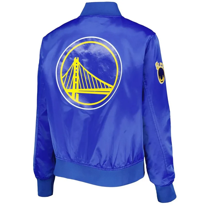 Classics Golden State Warriors Royal Satin Jackets