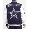 Dallas Cowboys NFL Navy White Varsity Jacket