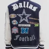 Dallas Cowboys Old English Varsity Jacket