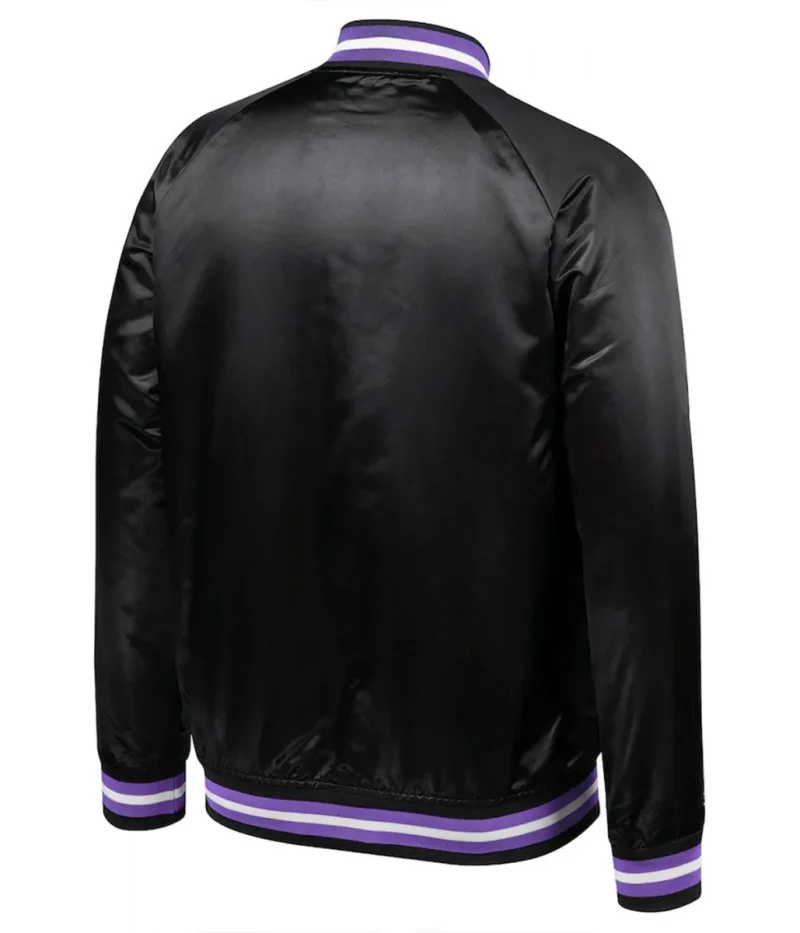 Hardwood Classics Toronto Raptors Black Satin Jackets