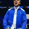 Jalen Hurts Amiri Blue Varsity Jacket