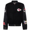 Kansas City Chiefs Jeff Hamilton Wool & Leather Jacket