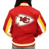 Kansas City Chiefs Red Varsity Satin Jackets