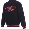 Letterman Minnesota Twins Navy Blue Wool Jackets