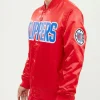 Los Angeles Clippers Wordmark Red Jacket