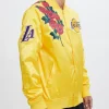 Los Angeles Lakers Yellow Satin Jacket