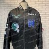 MA-1 Philadelphia Eagles Black Bomber Jacket