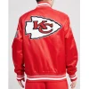 Mash Up Kansas City Chiefs Red Satin Jackets