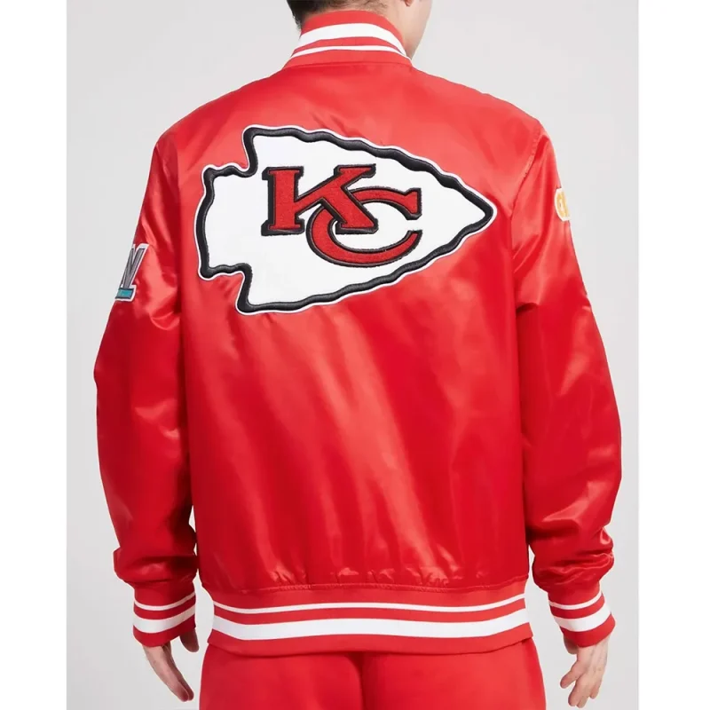 Mash Up Kansas City Chiefs Red Satin Jackets