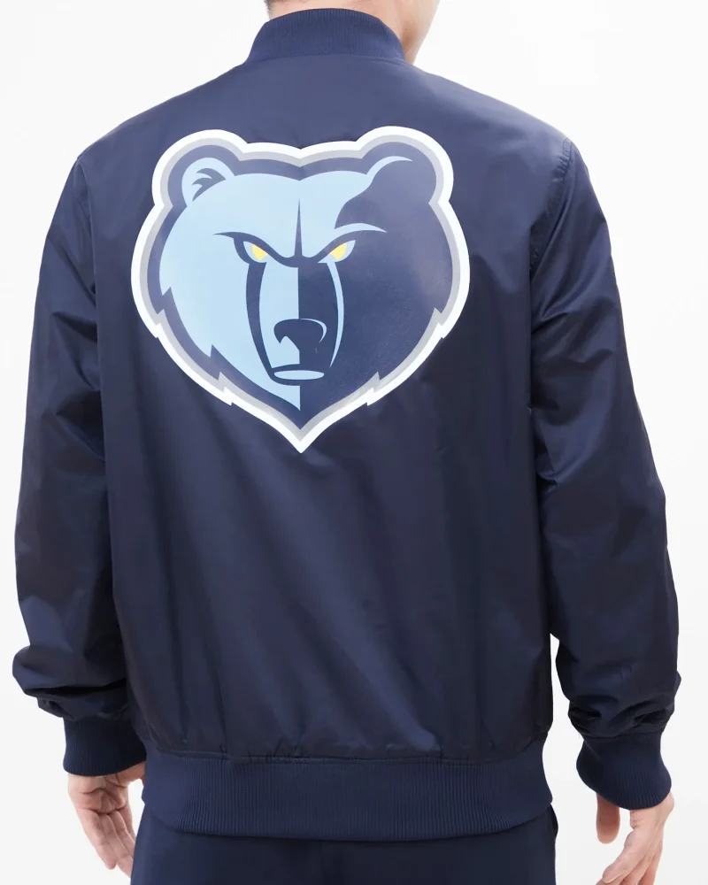 Memphis Grizzlies Big Logo Satin Jackets