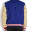 Men’s New York Knicks Blue Letterman Jackets