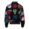 NBA Collage Wool Black Jackets