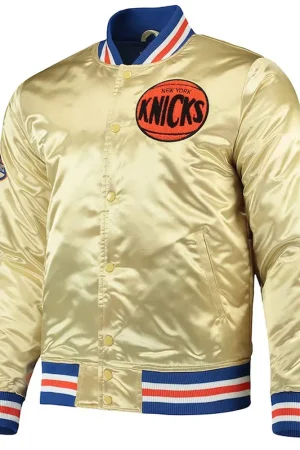 NY Knicks 1970 Champions 50th Anniversary Gold Jacket