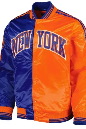 NY-Knicks-Fast-Break-Blue-Orange-Satin-Jacket