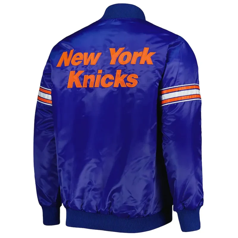 NY Knicks Pick & Roll Blue Jacket - Copy