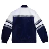 Navy & White Special Script Dallas Varsity Cowboys Satin Jacket