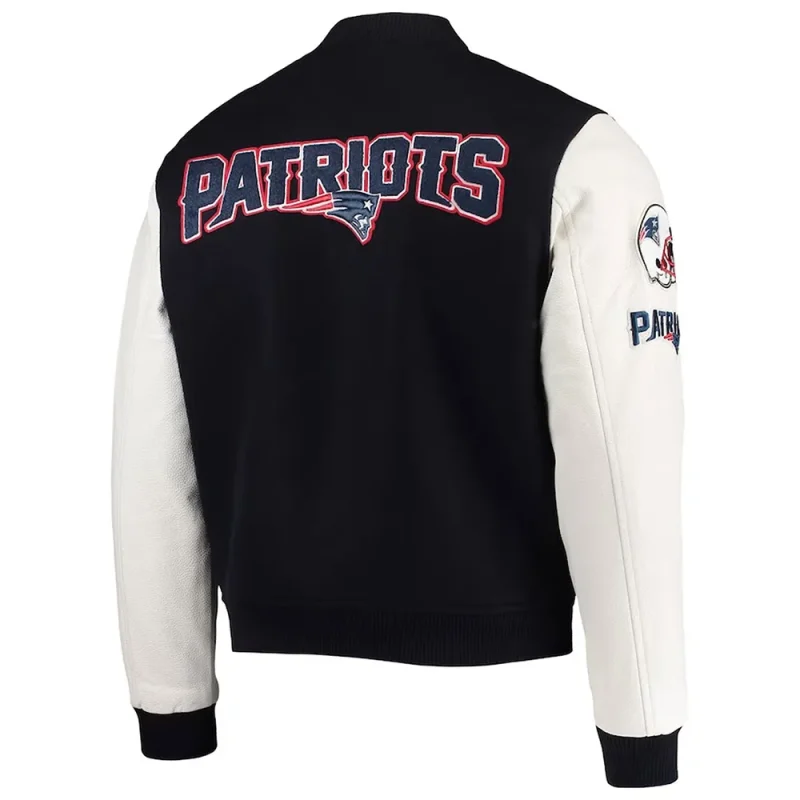 New England Patriots Navy & White Logo Jackets