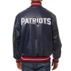 New England Patriots Varsity Navy Leather Jackets
