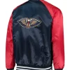 New Orleans Pelicans Starter Red and Blue Jacket