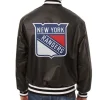 New York Rangers Bomber Leather Jacket