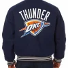 Oklahoma City Thunder Navy Wool Jacket