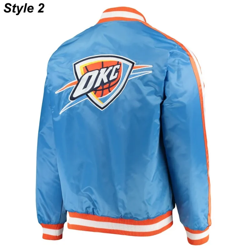 Oklahoma City Thunder Orange and Blue Jacket