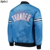 Oklahoma City Thunder Pick Satin Blue Jacket
