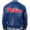 Philadelphia Phillies Letterman Royal Blue Leather Jackets