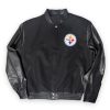 Pittsburgh Steelers Wool & Leather Varsity Jacket