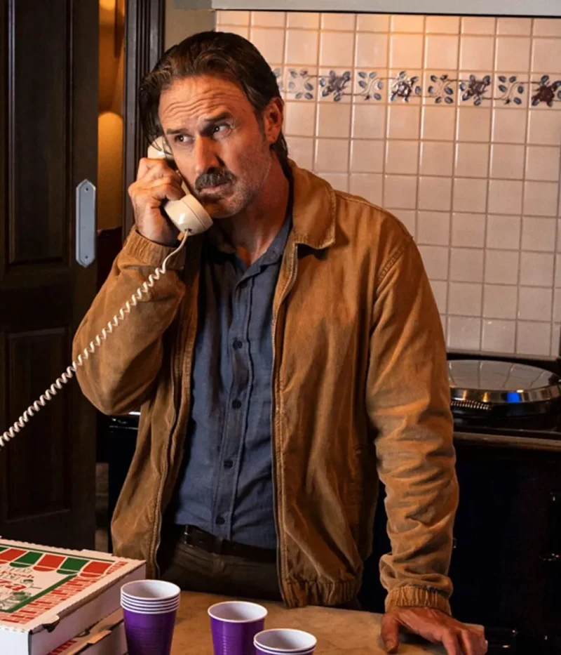 Scream David Arquette Brown Jackets