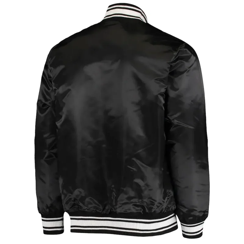 Starter Kansas City Chiefs Locker Room Black Satin Jackets
