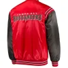 Tampa Bay Buccaneers Bomber Red and Black Satin Jackets