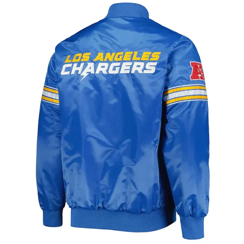 The Pick and Roll LA Chargers Satin Powder Blue Jackets
