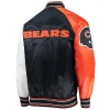 The Reliever Chicago Bears Satin Blue Jackets