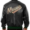 Varsity Minnesota Wild Black Leather Jackets