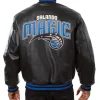 Varsity Orlando Magic Black Leather Jackets