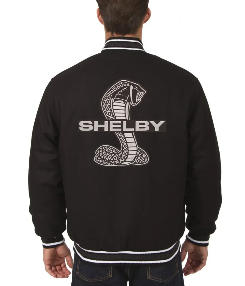 Varsity Wool Shelby Black Jackets